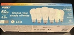 Feit Electric Dimmable A19 Led Bulb 60 Watt, 800 Lumens - 6 Pack. Fixed Price $10.08.
