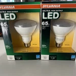 2 Sylvania 79463 Ultra High Output Led Br30 Bulbs 65w Dimmable Soft White New. Fixed Price $17.95.