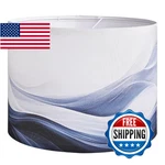 Haultop Lamp Shades For Table Lamps, 13x13x10in Fabric Blue Lamps With Wa. Fixed Price $48.12.