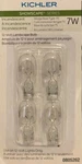 4 Kichler Showscape 7-watt 12-volt Wedge Base T5 Type Light Bulbs. Fixed Price $7.99.