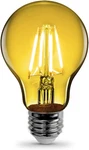 A19 Yellow Led Filament Light Bulb, 4.5w (40w Equivalent), Dimmable, Clear Glass. Fixed Price $15.99.
