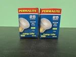 2 Pack Permalite L8815 Reflector Bulb 25w R14 Medium Base Frost. Fixed Price $9.99.