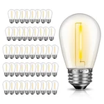Gvvoohome 48 Pack Led S14 Replacement Light Bulbs, Shatterproof Outdoor 1 Wat.... Fixed Price $47.08.
