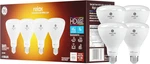 Ge Relax Led Light Bulb, 65 Watt, Soft White, Br30 Indoor Floodlight (4 Pack). Fixed Price $46.99.