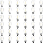 36 Pack S14 Led Bulbs For Outdoor String Lights, Shatterproof Replacement Edison. Fixed Price $39.62.