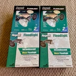 New Lot Of 4 Regent Mt125 150w Bronze Outdoor Flood Light Fixtures Par38 Nib Nos. Fixed Price $50.00.