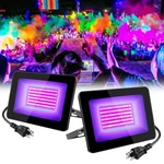 Inshareplus 2 Pack 30w Uv Flood Light, 395nm-405nm Ip66 Waterproof Outdoor High. Fixed Price $51.31.