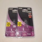 Lot Of 2- 40 Watt Halogen Led Bulb G9 Base 120 Volt Single Pack Feit Electric. Fixed Price $7.00.