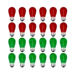 S14 Colored Led String Light Bulbs, 24-pack 1w Plastic Shatterproof... Fast Ship. Fixed Price $47.24.