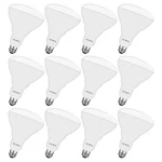 Luxrite Br40 Led Light Bulbs, 13w=85w, Cool White, Dimmable, 1100lm, E26 12 Pack. Fixed Price $142.99.