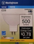 6 Westinghouse Bright White Light Bulb Dimmable 6.5w Mr16 Led 500 Lumens. Fixed Price $34.99.