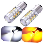 1157 2057 2357 7528 Turn Signal White Yellow Switchback Led Light Bulbs 22 Smd. Fixed Price $29.38.