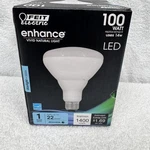 Feit Br30 E26 Led Bulb Daylight 5000k 14watt 1400 Lumens Dimmable 1 Pk. Fixed Price $12.97.