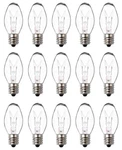 Snnalosses Wax Warmer Bulbs - 15w C7 Replacement For Scentsy Warm White. Fixed Price $8.97.