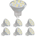 Edearkar Mr11 Gu4 Led Light Bulbs (6 Pack) Bi-pin Base Ac12v 2w (20w Halo.... Fixed Price $23.10.