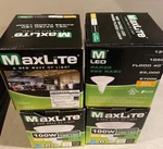 Maxlite 13p38wd27fl 4 Pack 13 Watt Dimmable Par38 2700k. Fixed Price $50.00.