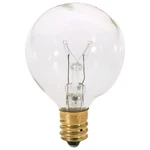 Satco S3847 120v Candelabra Base 40-watt G12.5 1 Count (pack Of 1), Clear. Fixed Price $16.99.