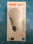 Simply Conserve 4 Pack 15 Watt A19 Warm White Led Light Bulb (100w Equal). Fixed Price $12.79.