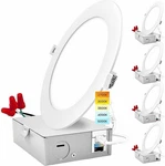 Luxrite 4-pack 8 Inch Ultra Thin Led Recessed Light 18w 5 Color Options. Fixed Price $153.95.
