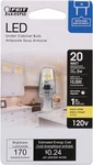 Feit Bp20g8/830/led 170 Lumen 3000k Dimmable Led G8, 120 Volts. Fixed Price $6.90.
