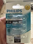 New Philips Landscape Lighting 11-watt Clear T5 12-volt Wedge Base 4 Pack. Fixed Price $5.25.