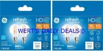 Ge G16 Refresh Hd Daylight Led Bulb 4.5 Watts 47658 40w 350 Lumens Clear 4 Bulbs. Fixed Price $20.00.