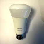 Philips White A19 Hue 800 Lumen 10w Led Bulb 9290018215. Fixed Price $12.00.