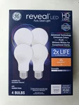 Ge Reveal 40-watt Eq A19 Color-enhancing 44906 Dimmable Led Light Bulb (4-pack). Fixed Price $17.00.