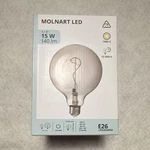 Ikea Molnart Led Globe Bulb E26 15w Warm Yellow Glow 1800k Spiral 2029g4. Fixed Price $20.00.