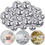 45 Pcs 0.78inch 1.18inch Disco Ball Cake Decoration Ornaments Reflective Mirr.... Fixed Price $13.16.