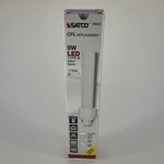 Satco S8530 (3 Bulbs) 9w Led Pl 2700k 2-pin G24d Base Horizontal Install. Fixed Price $27.95.