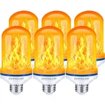 Cppslee Upgraded Led Flame Light Bulbs, 4 Count (pack Of 1), 6 Pack - Yellow. Fixed Price $42.99.