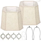 Outon Beige Lamp Shades For Floor Lamps, Replacement Linen Lampshades Table. Fixed Price $23.10.