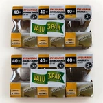 Sylvania Double Life Clear Globe Light Bulbs Indoor G25 120v 40w 6 Pack - Nib. Fixed Price $49.99.