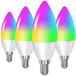 Dogain Smart Light Bulb Works With Alexa Google Home E12 Base Wifi Candelabra.... Fixed Price $51.89.
