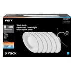 Feit Electric Led Downlight Retrofit Kit With 6 Count (pack Of 1), Way. Fixed Price $60.71.