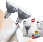 High Lumen Par38 Led Bulbs 21w, Cct Selectable, Dimmable, Wet Location (2 Pack). Fixed Price $75.99.