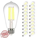 Kawaya E26 Led Edison Bulbs: 6w Equivalent 60 Watt Dimmable Light Bulbs -.... Fixed Price $70.99.