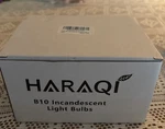 Haraqi B10 E12 Replacement Light 40 Watt Bulb Bulbs 10 Pack. Fixed Price $15.00.
