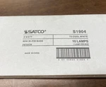 10 Pack - Satco S1904 4100k 8-watt Mini Bi Pin T5, Cool White, Frosted. Fixed Price $50.88.