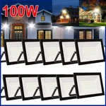 10pack 100w Led Flood Light Outdoor Super Bright Waterproof 6500k Daylight White. Fixed Price $90.99.