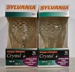 2 Sylvania Halogen Crystal Indoor Outdoor 75 Watt Light Bulb 120v 2250 Hrs Mb19. Fixed Price $34.99.