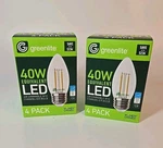 8 Bulbs (2 - 4 Packs) B10 Chandelier Led 4w Dimmable 40w Equivalent Bulb. Fixed Price $9.95.