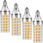 E12 Led Bulb 150 Watt Equivalent, 15w 4 Count (pack Of 1), Warm White. Fixed Price $35.94.