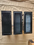 Set Of 3 Black Led Hadco Luminaire Rsc2 Louver Step Light Indoor/outdoor. Fixed Price $325.00.