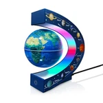Poojaed Magnetic Levitating Floating Globe With 7 Cosmic Frame Glowing. Fixed Price $44.35.