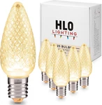 Hlo Lighting Set Of 25 Sun Warm White C9 Faceted Led Christmas Light Bulbs For I. Fixed Price $43.20.