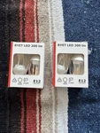 Ikea Ryet Led Bulb E12, 200 Lm, 2. 2 Watt, Two Pack ( Four Bulbs). Fixed Price $10.00.