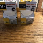 2 Sylvania 14148 - 40g25/dlsw/bl G25 Decor Globe Light Bulb. Fixed Price $15.00.