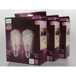 3pk Philips Dimmable Vintage Led St19 75w Replacement Soft White 800lm 6 Bulbs. Fixed Price $21.44.